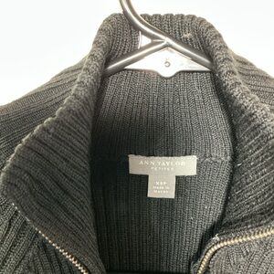 Ann Taylor Petite Black Knit Cardigan